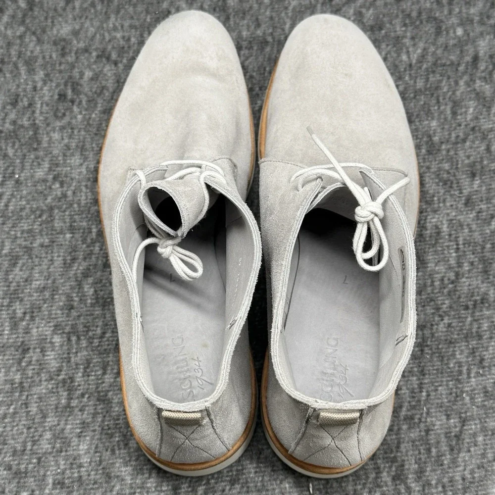 Heschung Genet Suede Chukka Boots Mens Size 8 Gray Norwegian Welt Made In France